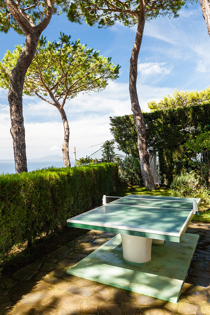 Tavolo da ping-pong - Villa Sole di Capri
